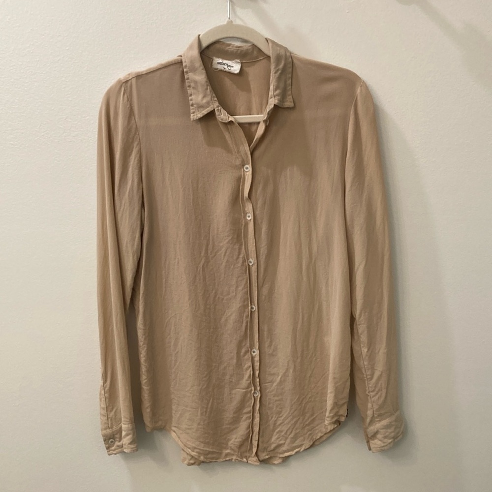 Ottod’Ame Nude Shirt small
